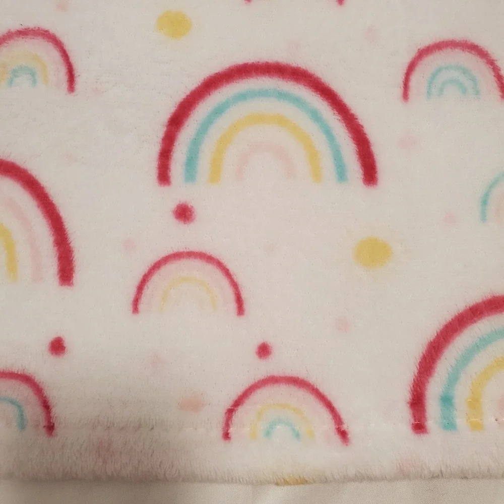 Parent's Choice Rainbow Baby Blanket Single Layer Walmart